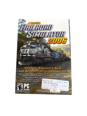 Trainz Railroad Simulator 2006 New Sealed PC CD-ROM Train Simulation Game